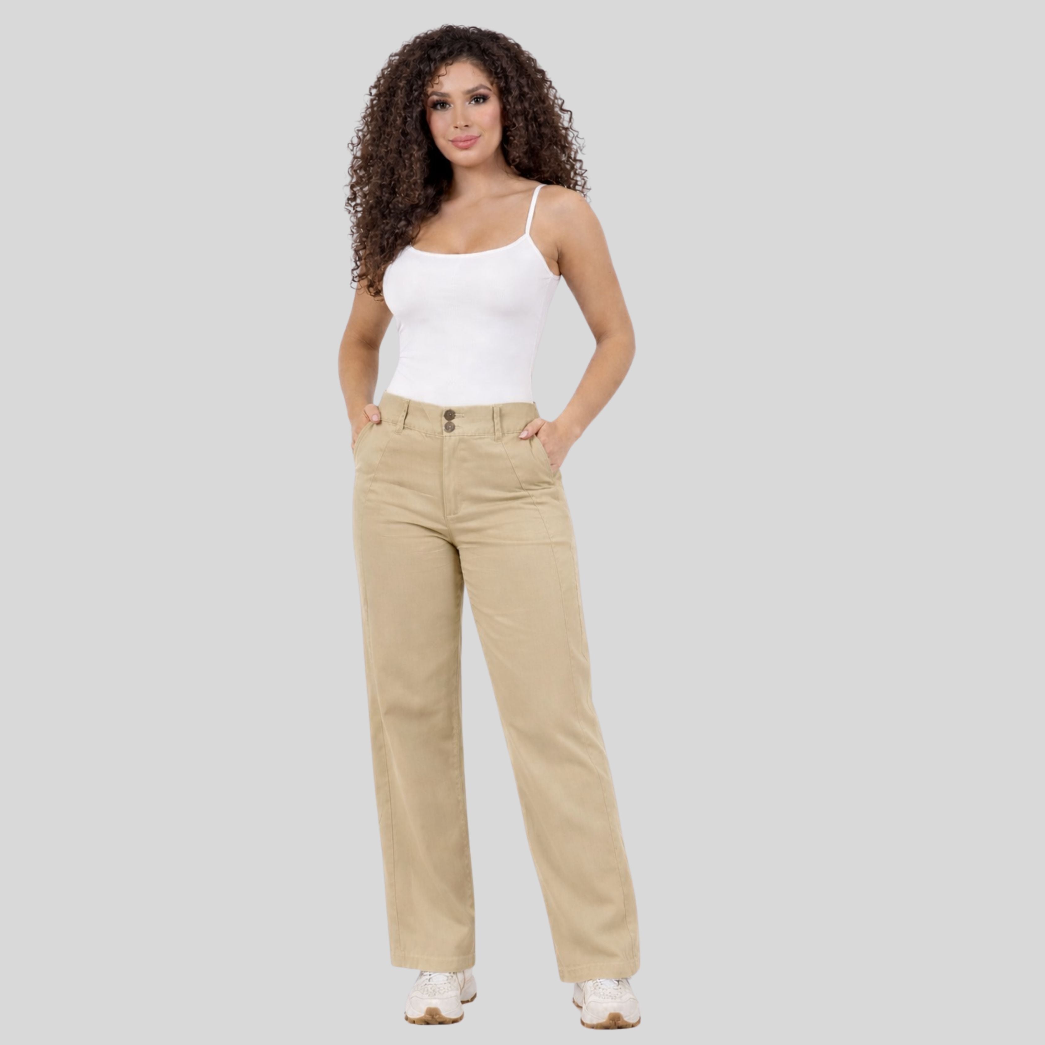 Pantalón corte recto