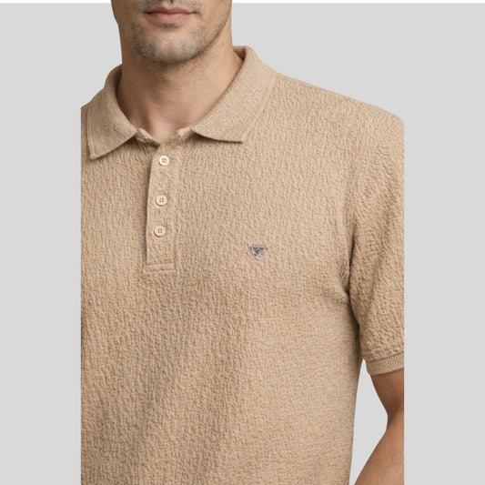 Polo Textura Beige