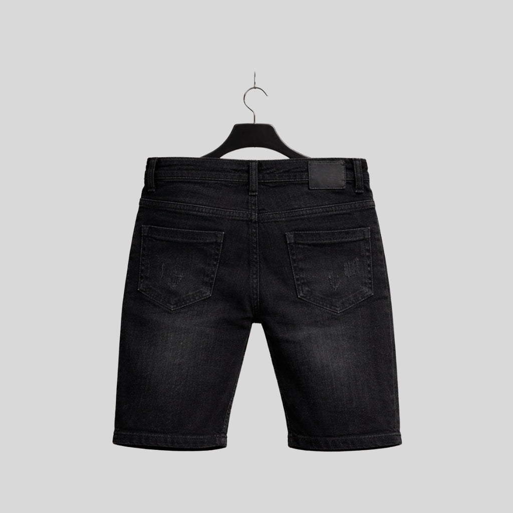 Bermuda denim negro