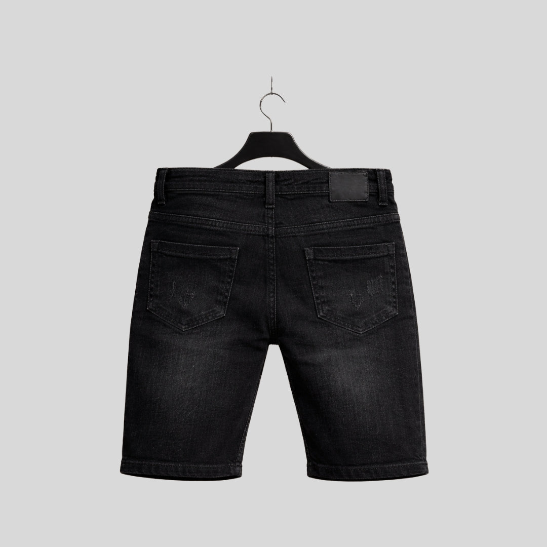 Bermuda denim negro