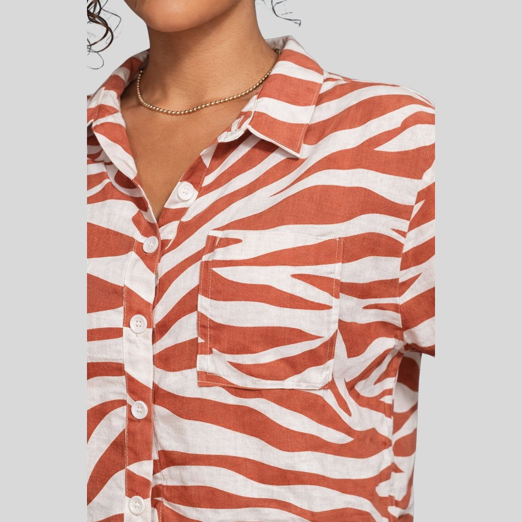 Camisa Estampada Oversize