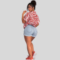 Short Denim Tiro Alto con Cinturón
