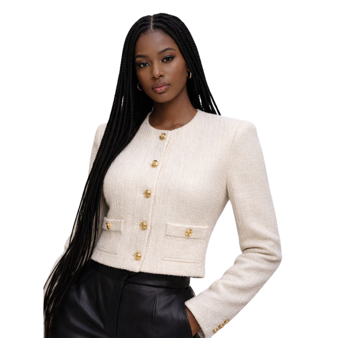 Chaqueta formal estructurada