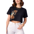 Camiseta Crop Estampada