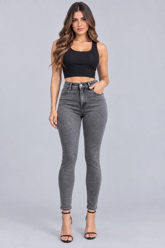 JEAN SKINNY GRIS