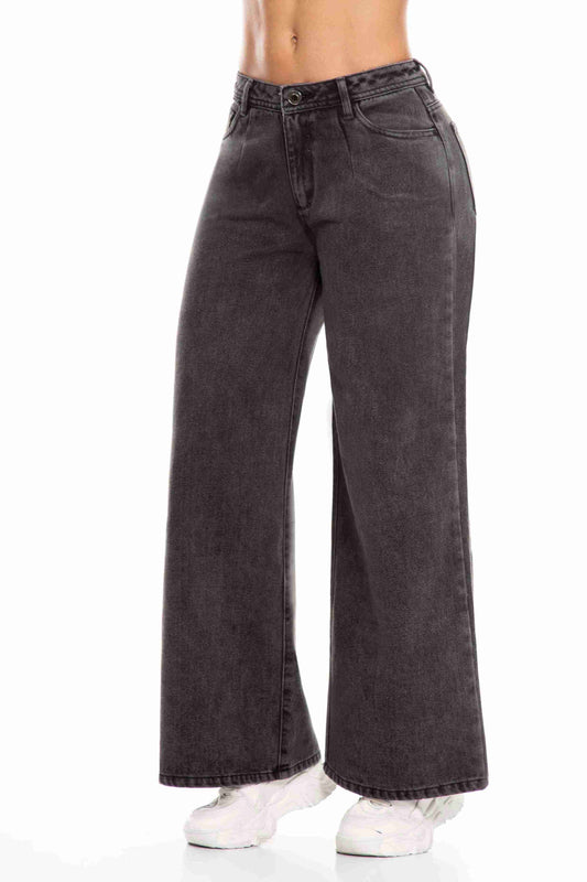 JEANS PALAZZO RIGIDO